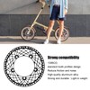 BOLANY Bicycle Chainring Aluminum Alloy Folding Bike Chainring Plate for