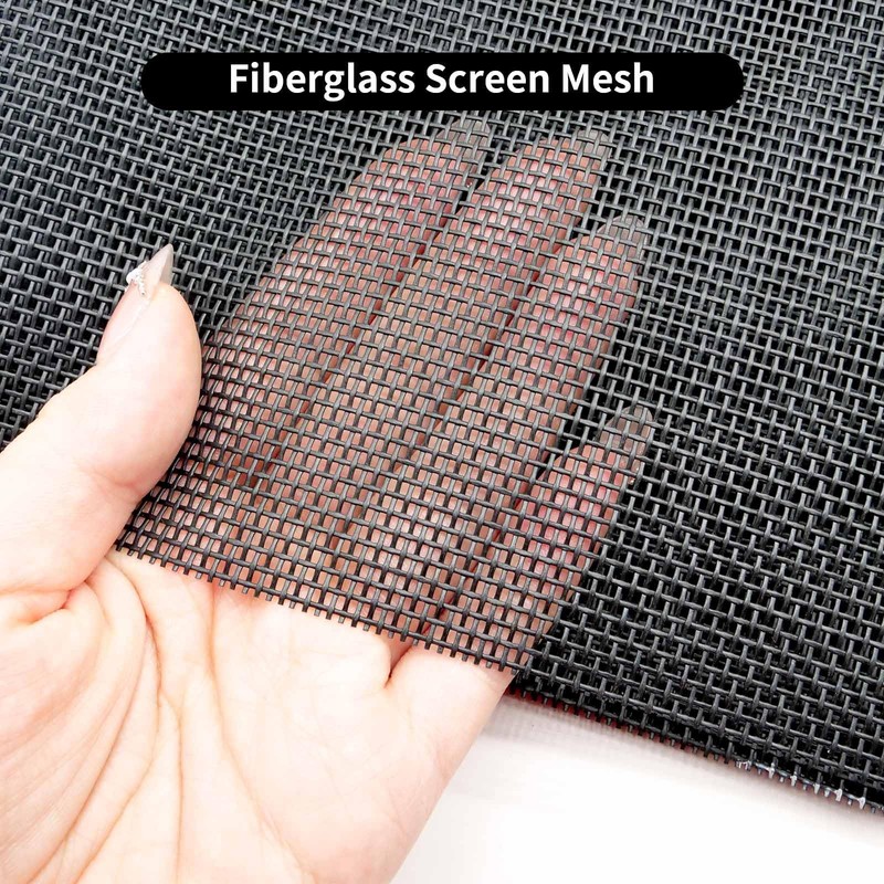 MAISHI 60" x 86" Pet Screen Mesh Roll, 14x14 Polyester