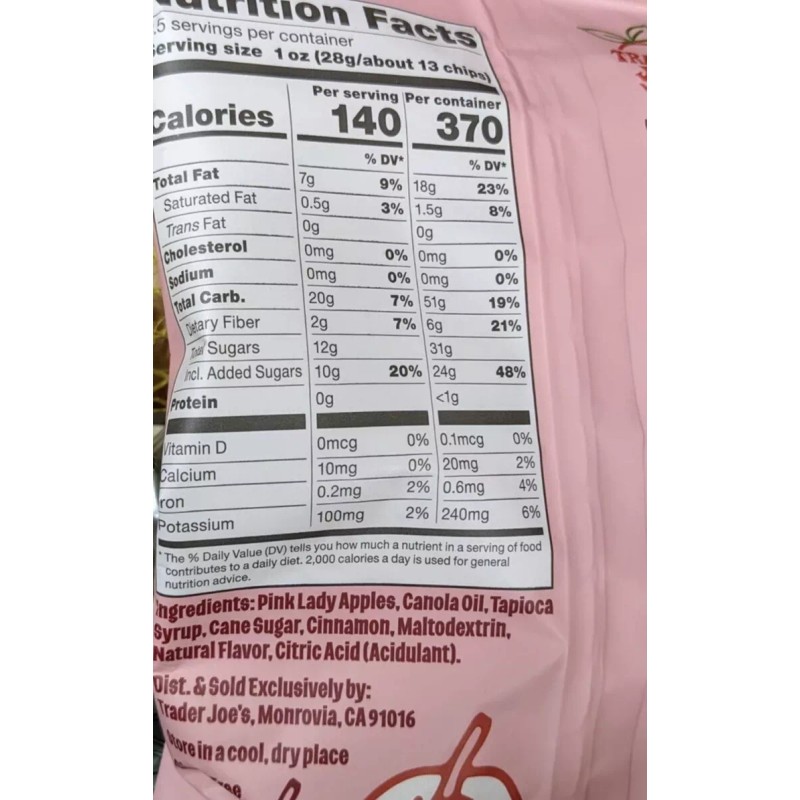 TJ’s 2 Packs Trader Joes Gluten Free Pink Lady Apple