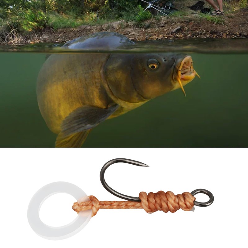 Be In Your Mind 10pcs Size 12 Barbless Pre-Tied Hook