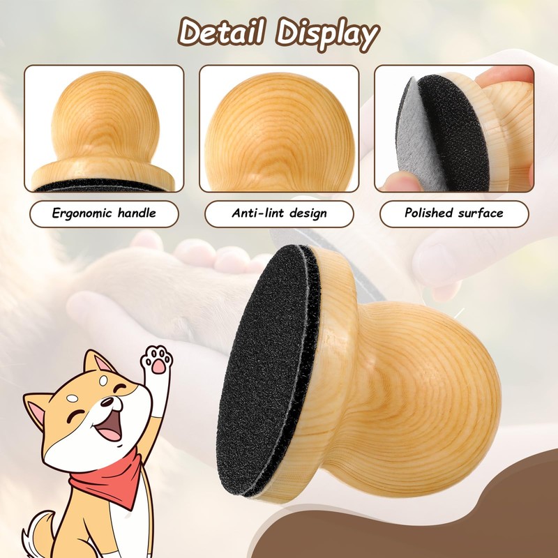 Dog Nail Scratch Board, Wooden Scratch Pad for Nails with