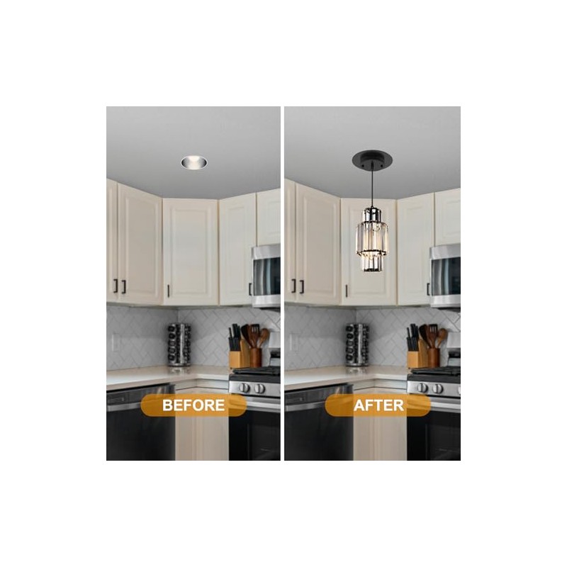 5" and 6" Recessed Can Light Conversion Kit, Fixture Upgrade,