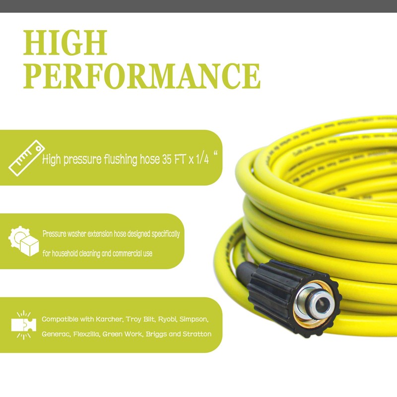 RY31HPH01 Pressure Washer Hose for Ryobi Hose 1/4 in. power