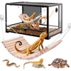 Vodolo Reptile Bridge,Bearded Dragon Hammock,Lizard Tank Climbing Accessories Gecko Reptile