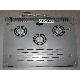 KesCom® Notebook Cooler 3 Quiet Fans in Silver/Grey