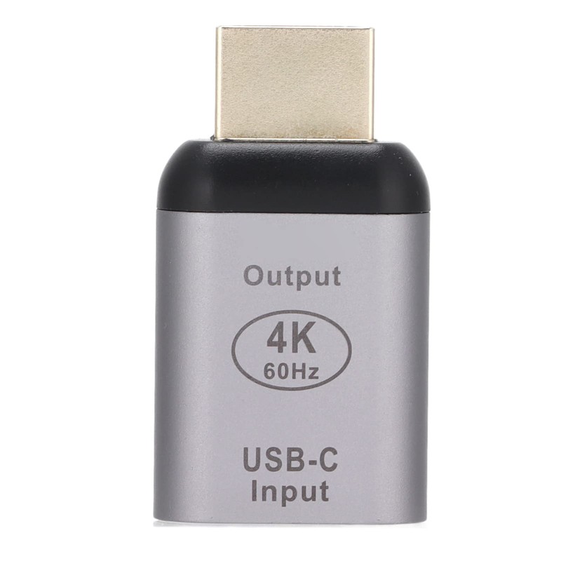 Portable Type-C HDMI Adapter - 4K@60Hz Video Converter with Aluminum