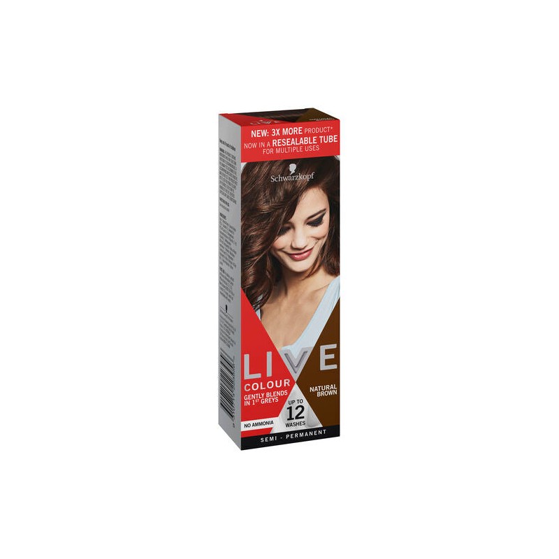 Schwarzkopf Live Colour Natural Brown 75ml