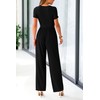 PRETTYGARDEN Women's Summer One Piece Jumpsuits Dressy Casual Short Sleeve