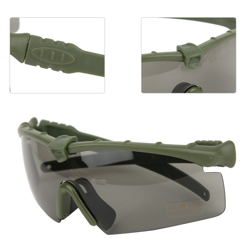 Windproof Sandproof Military Goggles Tactic Glasses Anti Impact Shooting Eye