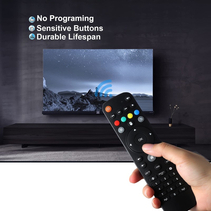 Remote Control Compatible with Buzz TV IPTV XPL1000 XPL2000 XPL3000