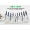 UltimateBrush White Hair Brush Anti Static Curved Vented Styling Detangling