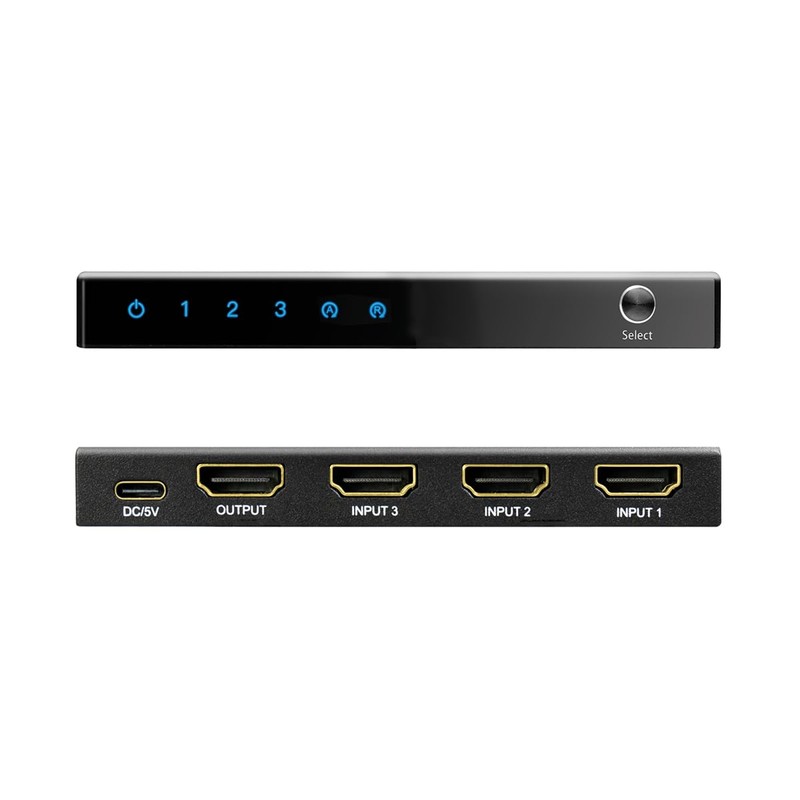 LogiLink HD0062 HDMI Switch 3x1 Port (3X Sources to ONE