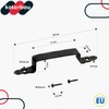 KOTARBAU® Set of 2 Forged Door Handles Black + Antique