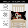 Pycat Christmas Jack Lumbar Decorative Throw Pillow Cover 12 x