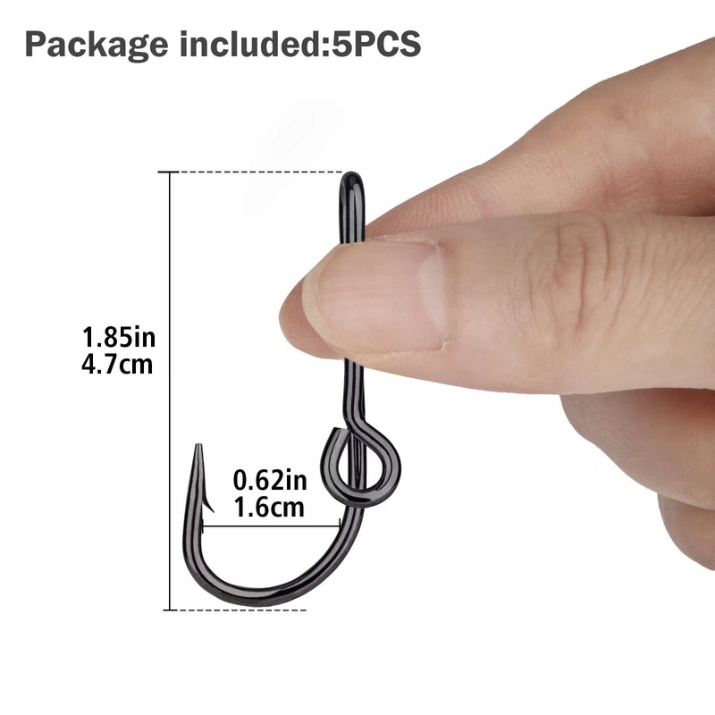 THKFISH Fishing Hooks Hat Pins for Fishing Hat Hook Clip