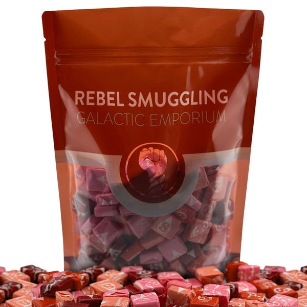 Favorite Reds Fruit Chew Candy Bulk 2LB Bag by Rebel