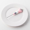 Pink Professional Pastry Scriber Needle,Cookie Biscuit Scriber Needle Strawberry Sugarcraft