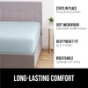 GORILLA GRIP Fitted Sheets, Stay in Place Twin Size Bottom