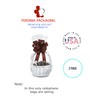 Feronia Packaging Gift Wrap Round Bottom Cellophane Bags 2 Pack