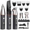 Beedove Men's Body Shaver, Vio Shaver, 5 Heads & 2