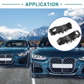 ACROPIX Left Driver and Right Passenger Side Front Bumper Bracket for Hyundai Veloster 12-17 - Pack of 2