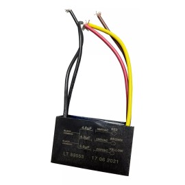 Star Capacitor Triple 4.5uf-5uf-6uf Ventilador De Lujo Y Envio