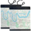 AmiCera Waterproof Map Case, Map Cases Waterproof Hiking, Document Holder