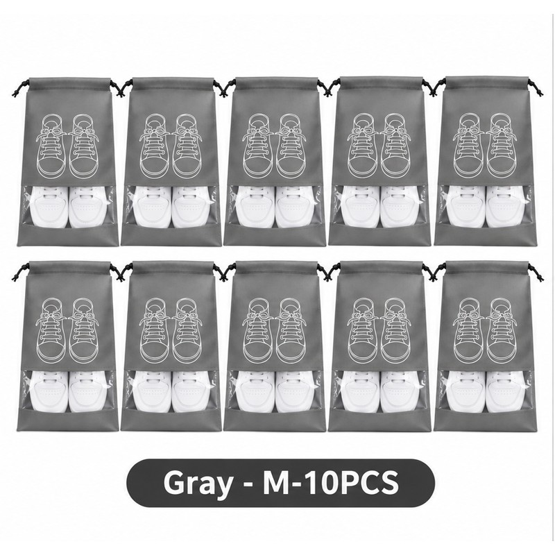 Non-Woven Shoe Storage Bags for Travel & Closet Organization –