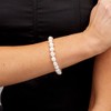 TreasureBay Womens Pearl Bracelet | Elegant 9-10mm Baroque Freshwater Pearl