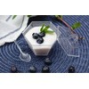 Oasis Creations Hexagonal Mini Bowl-Lids & Spoons Included- 3.3 ounce