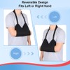 Adjustable Mesh Arm Sling with Soft Shoulder Cushion – Lightweight