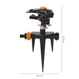 Aspersor de impulsos de metal para fijar en suelo