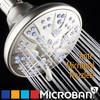 AquaDance Antimicrobial – Anti-Clog High-Pressure 6-Setting Shower Head with Microban