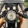 evermotor 12 V Mini LED Indicator Motorcycle E Approved, Chrome-Plated
