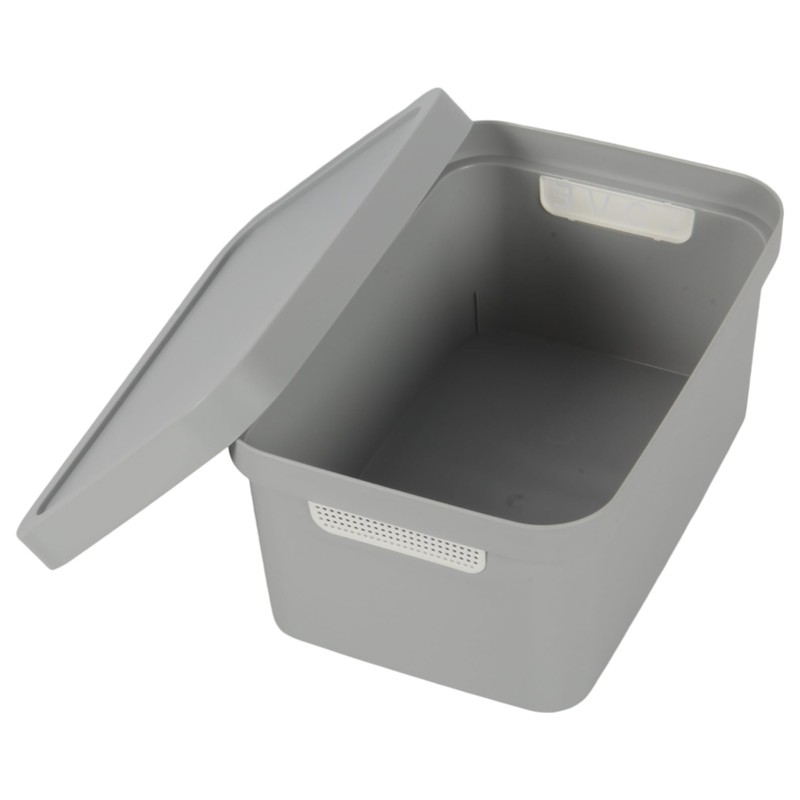 Jolie Max Plastic Storage Box with Lid, Stackable & Space-Saving
