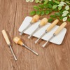 HOBBIESAY 6Pcs Stone Setting Tools Wood Carving Hand Chisel Jewelry