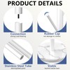 Durmmur Heavy Duty Coat Rack with Natural Marble Base, Freestanding