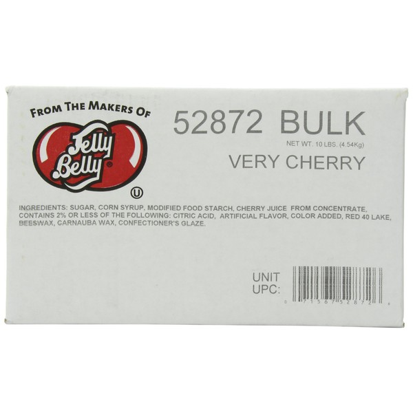 Jelly Belly Very Cherry Jelly Beans, 10-Pound Box