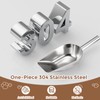 Mutclord Pet cat-dog food-scoop measuring 1-cup - Food-grade 304 stainless