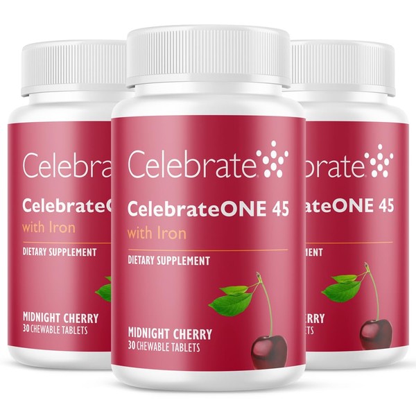 Celebrate Vitamins CelebrateONE 45 Chewables, 45mg Iron - Once Daily