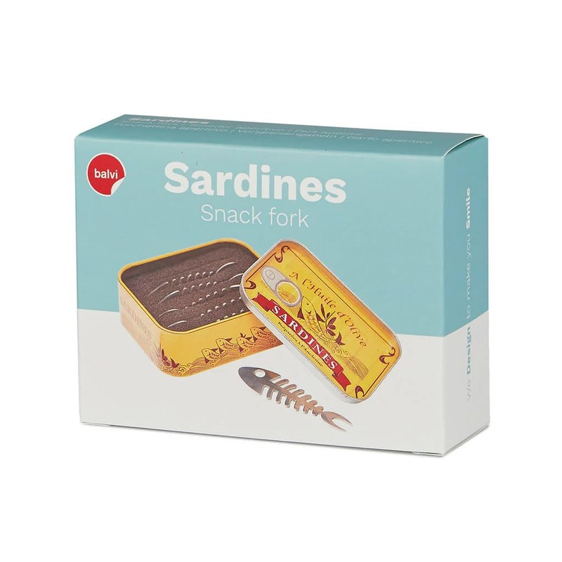 Balvi Sardine 6pes Sardines Snack Fork