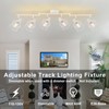 WILON Track Lighting Fixtures, 6 Light Kit Flush Mount Ceiling