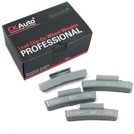 CKAuto MC-Series Coated 1.5oz Lead Clip on Wheel Weights, 25Pcs/Box