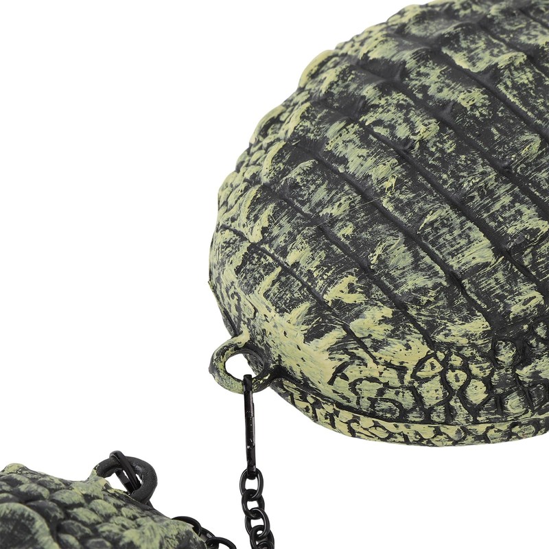 Fake Alligator Pool Float, 3 Segment Simulated Floating Crocodile Sculpture,