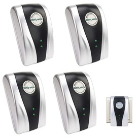 4 Piece SMArt Energy Saver, AC 90 to 250V, 30,000W Automatic Energy Saving Power Saving Box for Home, Shop, Restaurant, Office, SMAll Factory(USA)