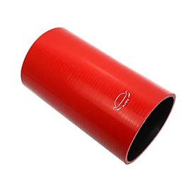 LTI Universal (203 mm) 20,32 cm de longitud 4 capas reforzado recto de alto rendimiento (102 mm) 4 pulgadas ID acoplador manguera (4 pulgadas rojo)