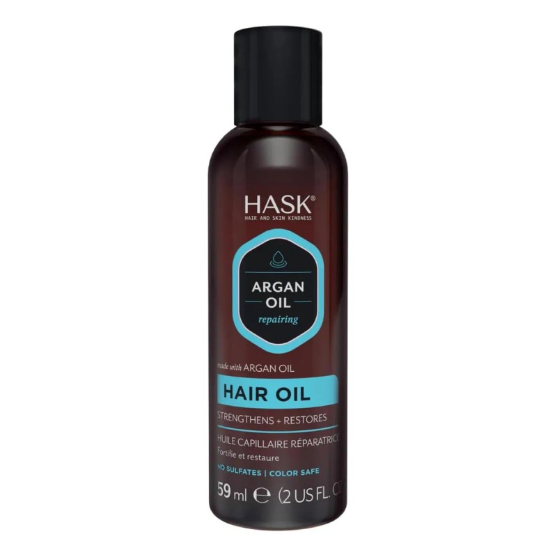 Hask Aceite De Argán Reparador Y Abrillantador De Cabellos
