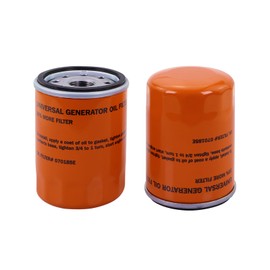 Qagea 070185ES Oil Filters Compatible with Generac Engines 8-24kw Guardian Portable Outdoor Generator 760cc 990cc Replaces 070185E 70185 (2 Pack)