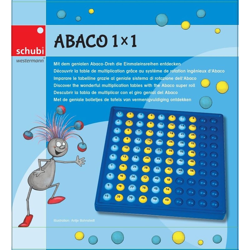 SCHUBI Abaco 1x1: Mit dem genialen Abaco-Dreh die Einmaleinsreihen entdecken!