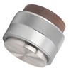 Coffee Distributor Tamper Constant Pressure 304 Stainless Steel Wood Handle